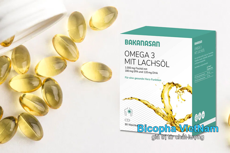 Omega 3 Mít Lachosol cá hồi chính hãng Bicopha