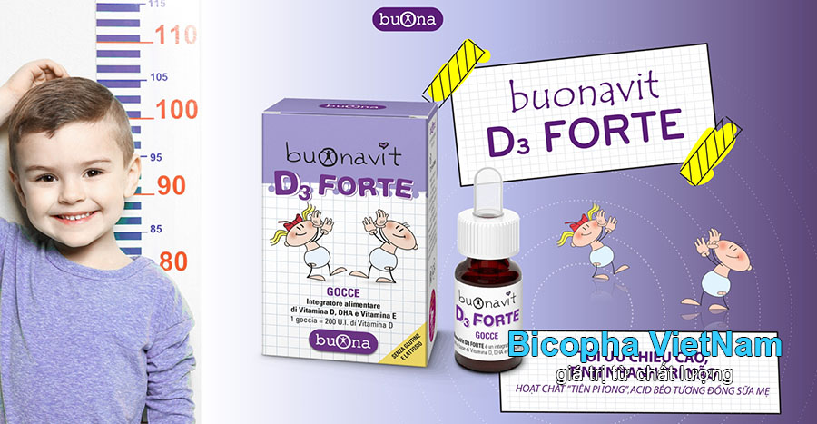 DHA Buonavit D3 Forte dạng nước nhỏ giọt cho bà bầu