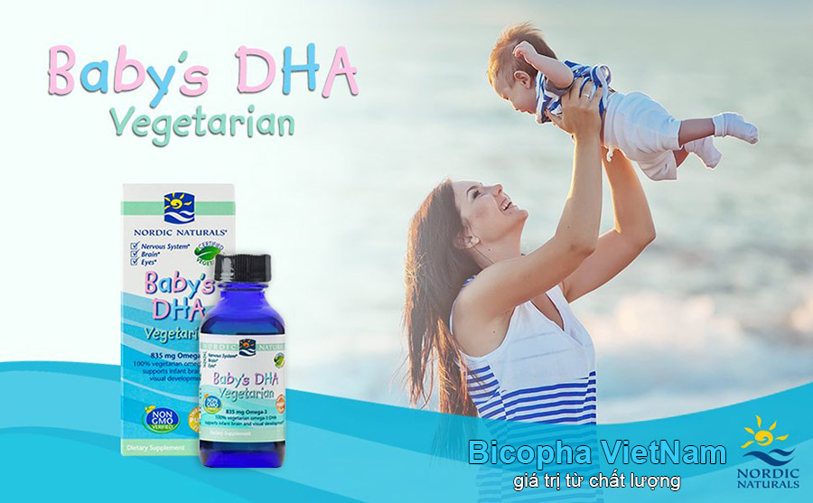 DHA cho bé của Mỹ - Nordic Naturals Baby’s DHA