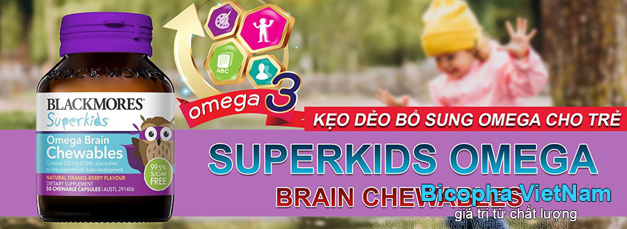 Blackmores Super Kids Omega Brain Chewables