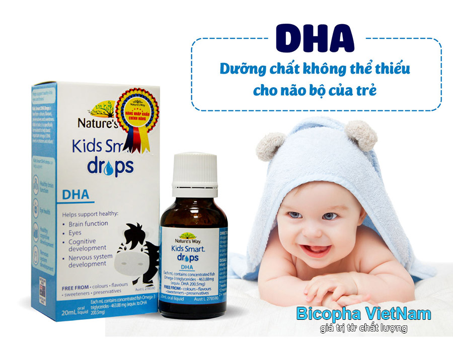 Nature’s Way Kids Smart DHA Drops hàng chính hãng ÚC