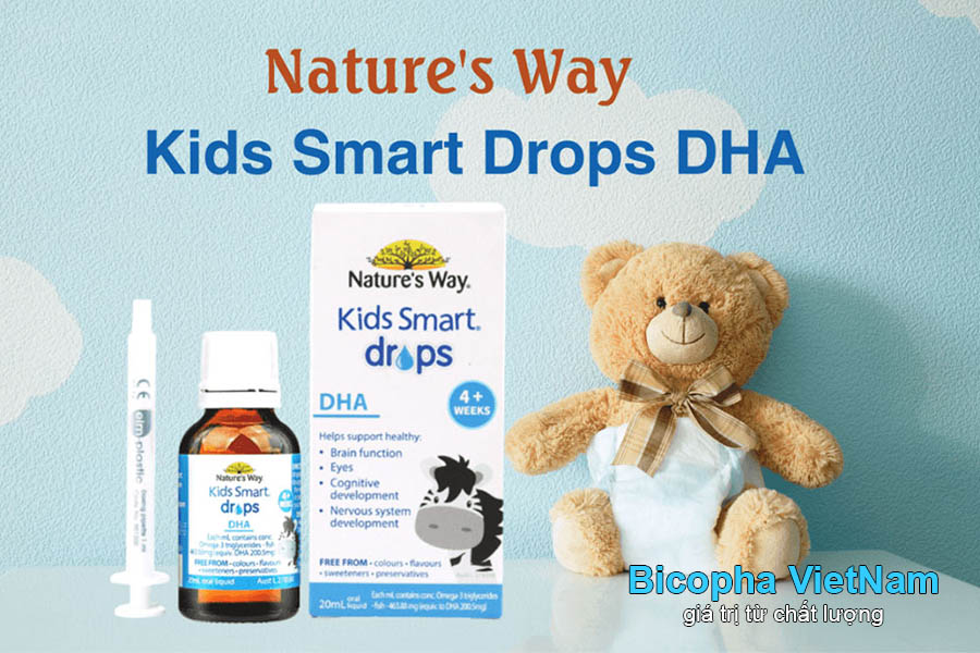 DHA Nature's Way Kids Smart Drops dạng nước cho bà bầu