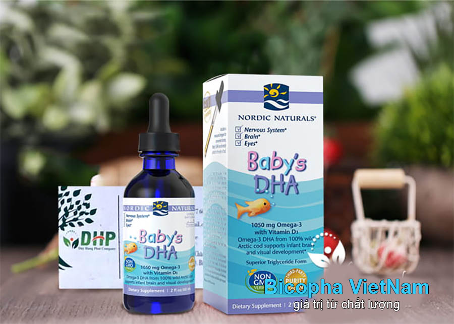 Siro Baby's DHA dạng nước cho mẹ và bé