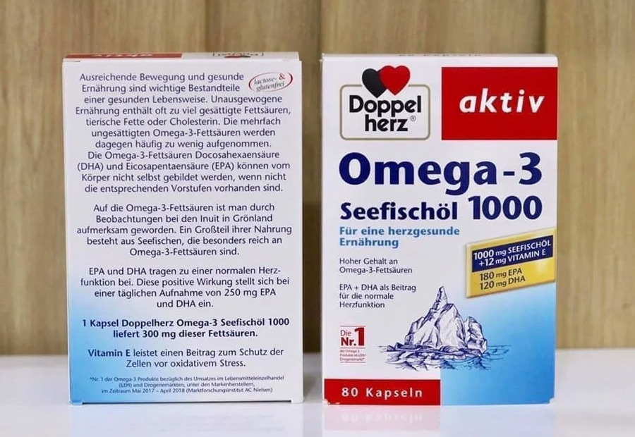 hình ảnh Viên uống Omega 3 Doppelherz 1000 vỉ 80 của Đức tốt nhất