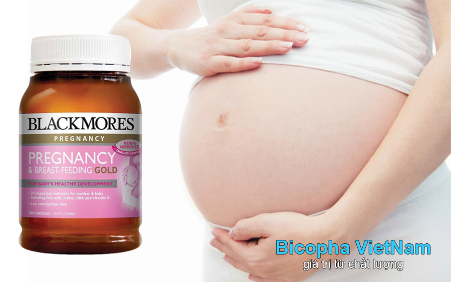 Vitamin và DHA cho bà bầu Blackmores Pregnancy Gold