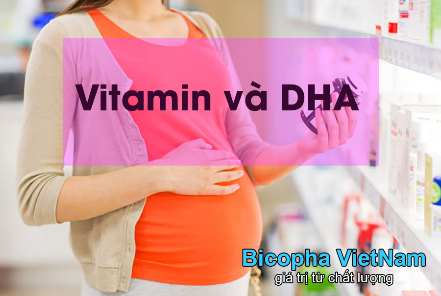 vitamin và DHA cho bà bầu