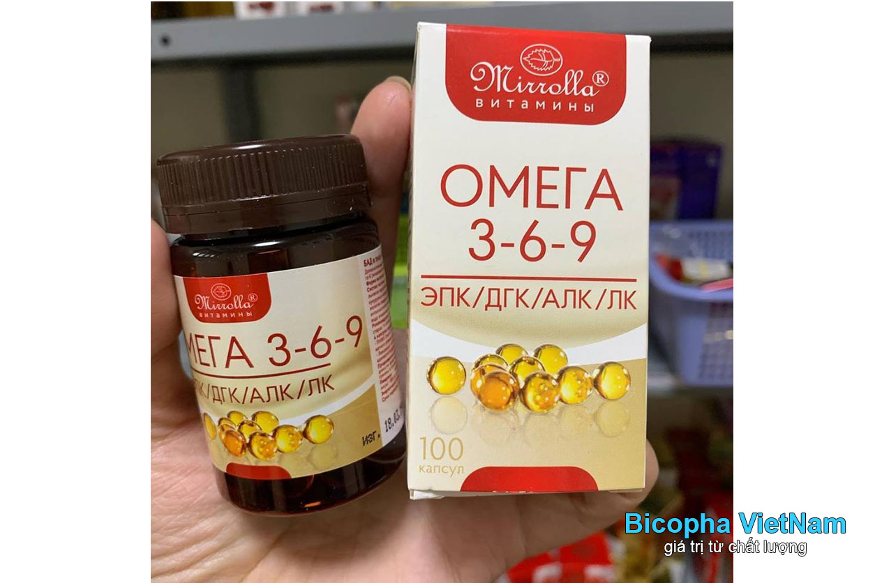 hình ảnh Viên uống omega 369 của Nga Mirrolla