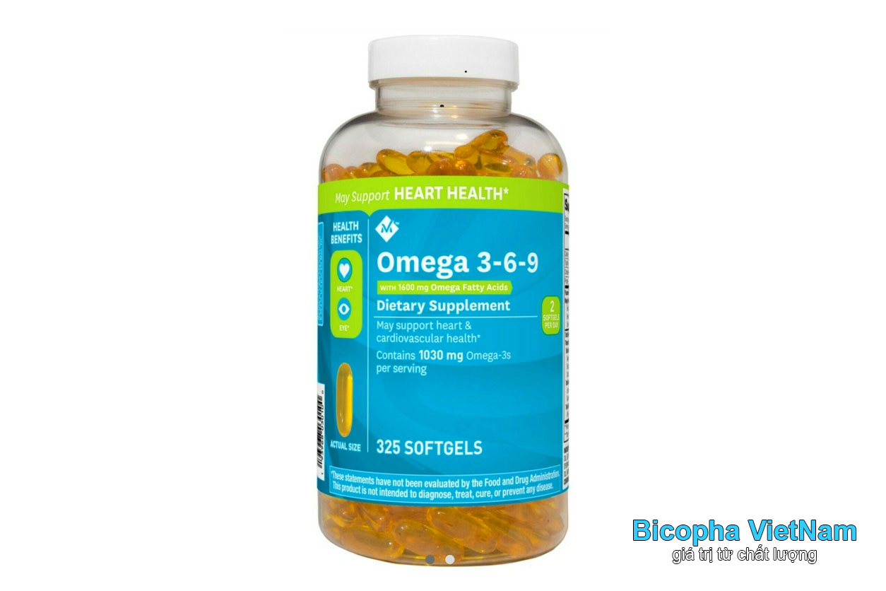 hình ảnh Viên uống omega 369 Heart của Mỹ chính hãng