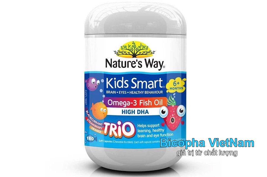 Dau ca Nature’s Way Kids Smart Omega–3 Fish Oil Trio