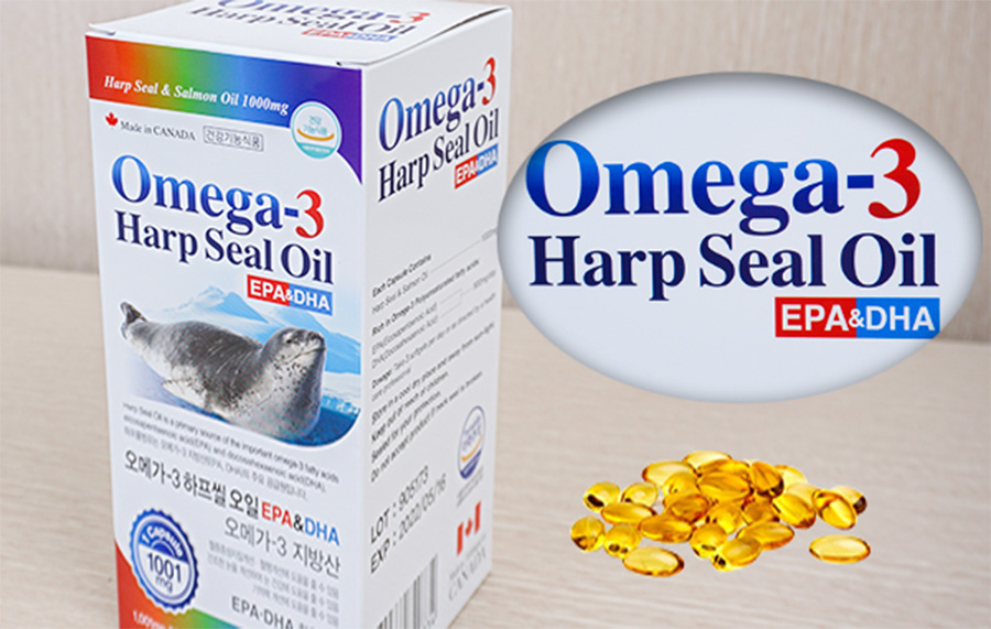 Dầu cá Hải Cẩu Omega 3 Harp Seal Oil Hàn Quốc