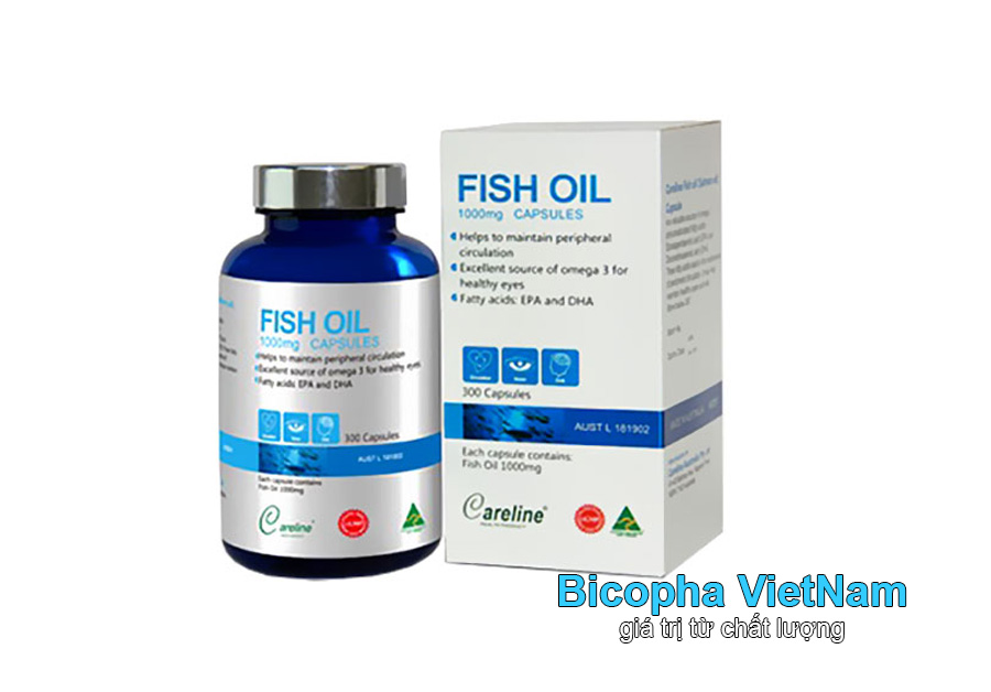 Hình ảnh viên uống Dầu cá Omega 3 cho trẻ Fish Oil Capsules của Úc