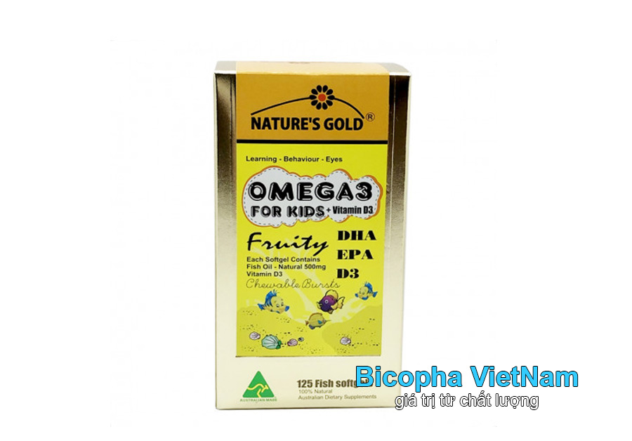 hình ảnh Dầu cá Omega 3 For Kids Natures Gold của Úc chính hãng