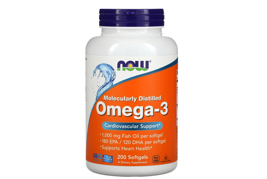 Omega 3 cho bà bầu của Mỹ Now Omega 3 Molecularly Distilled