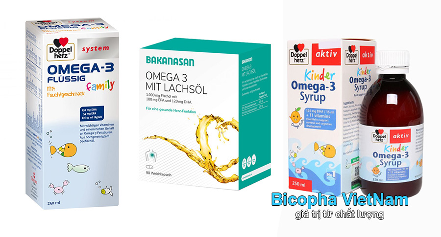 Top 4 siro omega 3 cho trẻ nhiều mẹ lựa chọn