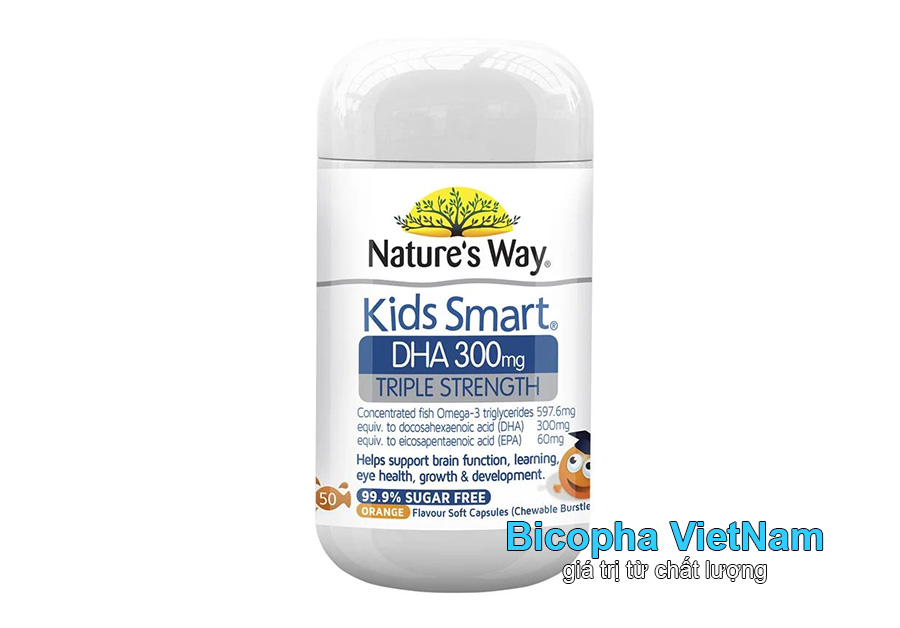 hình ảnh Viên uống omega 3 Natures Way Kids Smart DHA 300