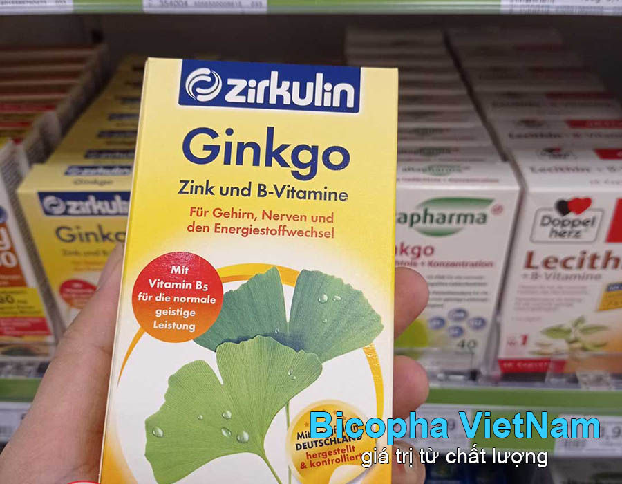 Viên bổ não Zirkulin Ginkgo