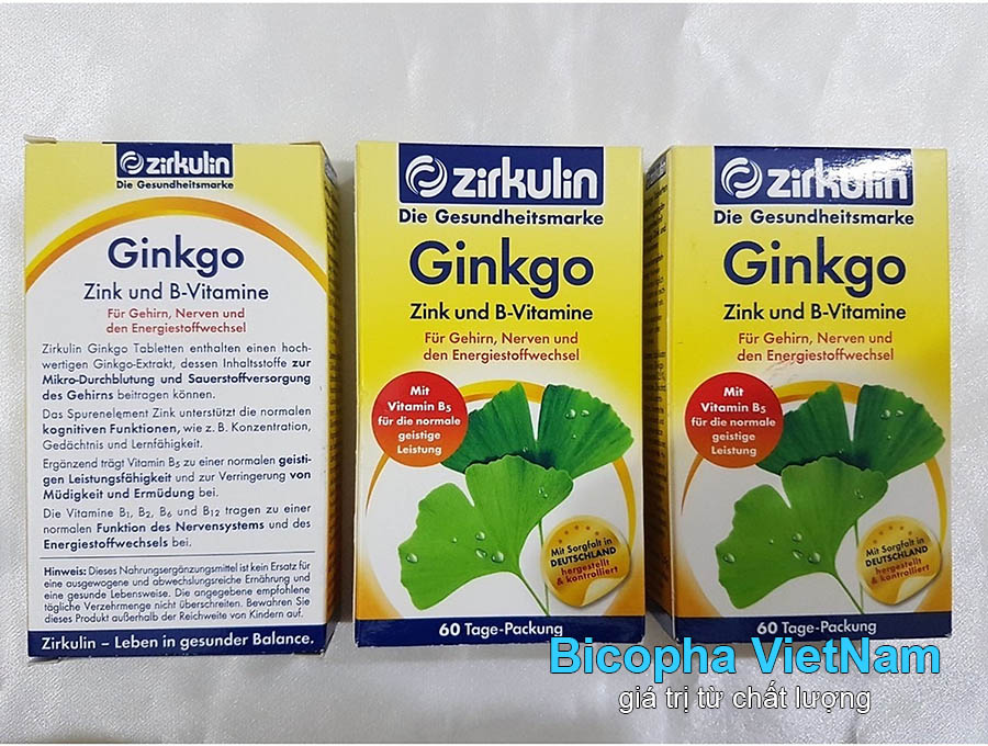 Zirkulin Ginkgo Biloba giá bao nhiêu? Mua ở đâu chính hãng